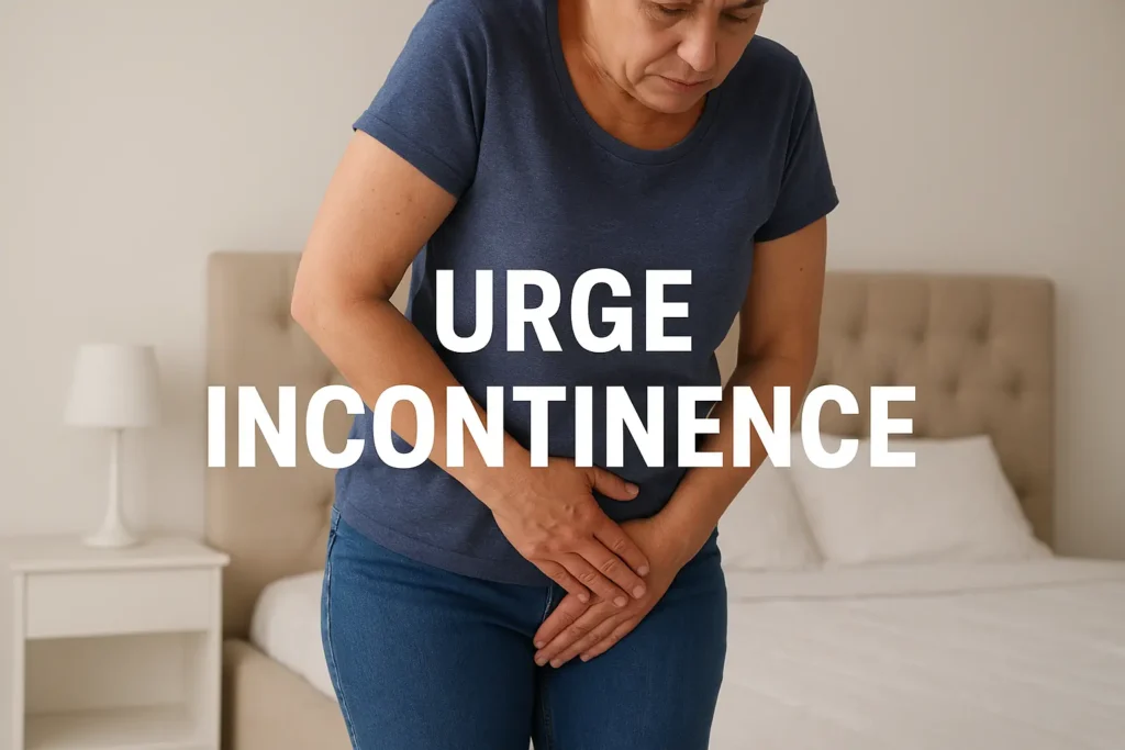 how to manage urge incontinence Leicester symptoms
