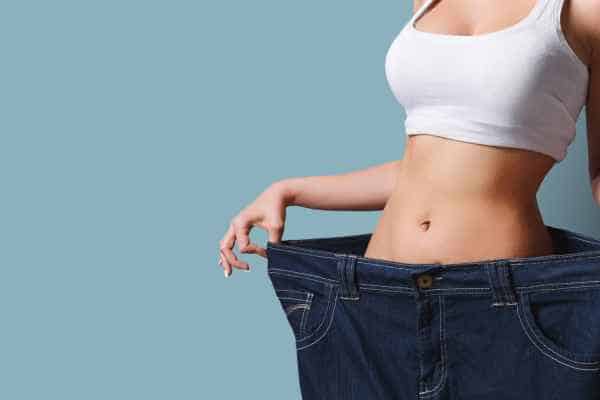 woman after fat reduction treatment Leicester