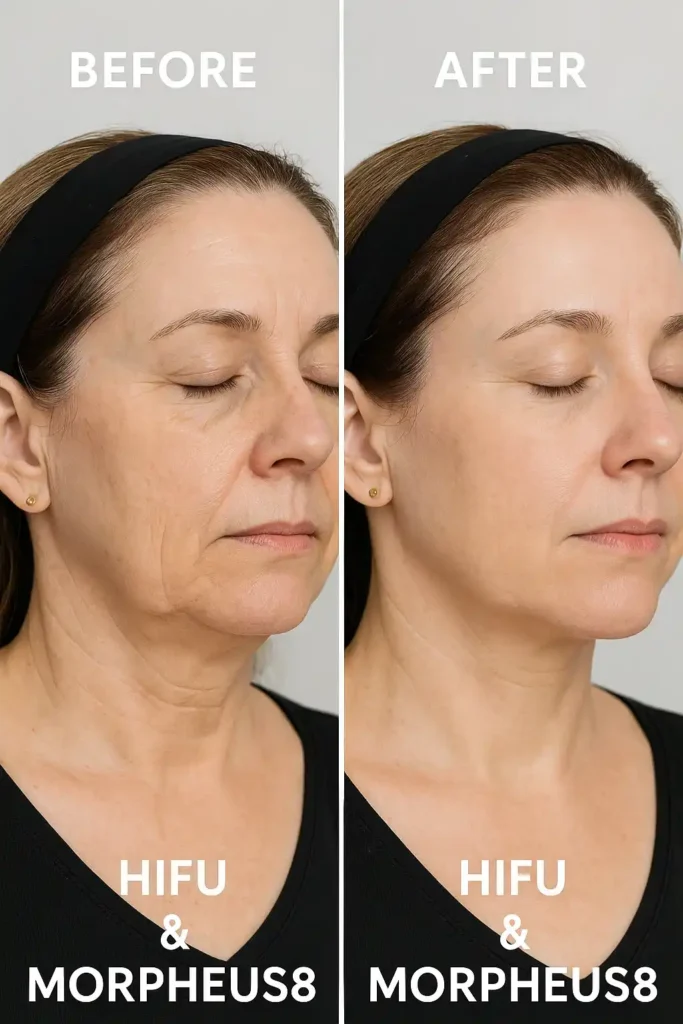 HIFU & Morpheus8 treatment results Leicester - book in today!