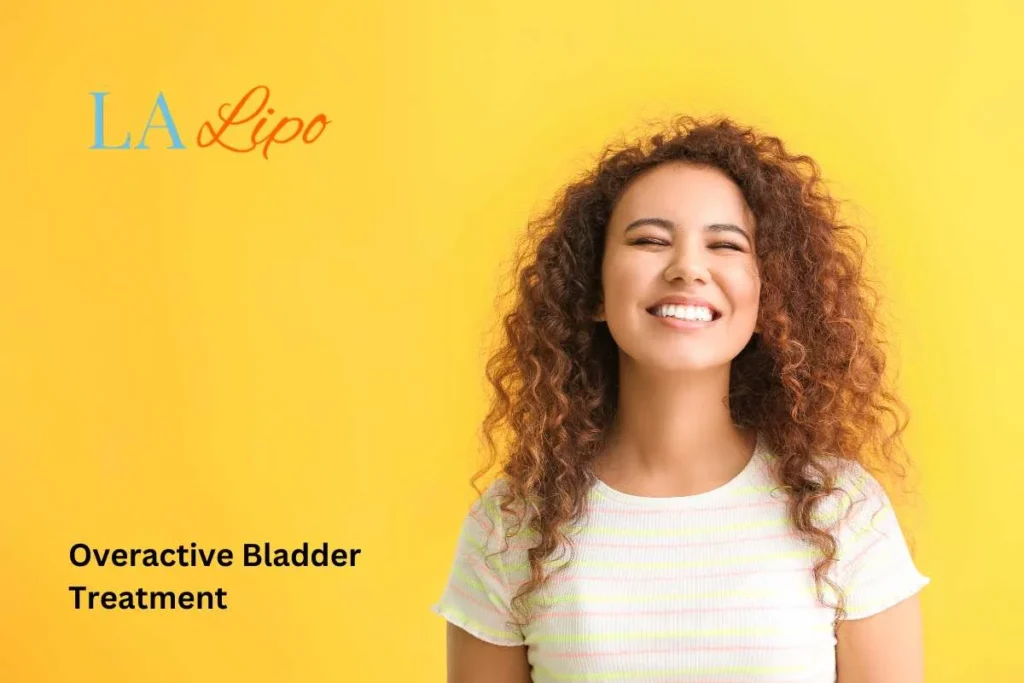 woman smiling about overactive bladder treatment Leicester solutions
