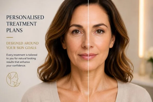 Before and after results of Collagen Lift Therapy Leicester
