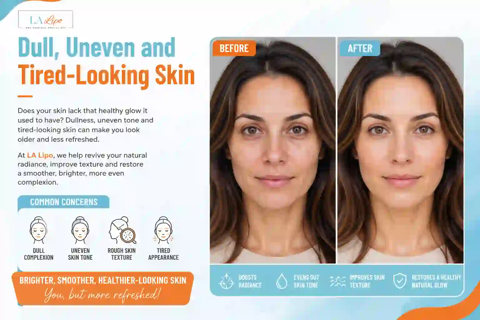 Sign #5: Dull, Uneven and Tired-Looking Skin Leicester